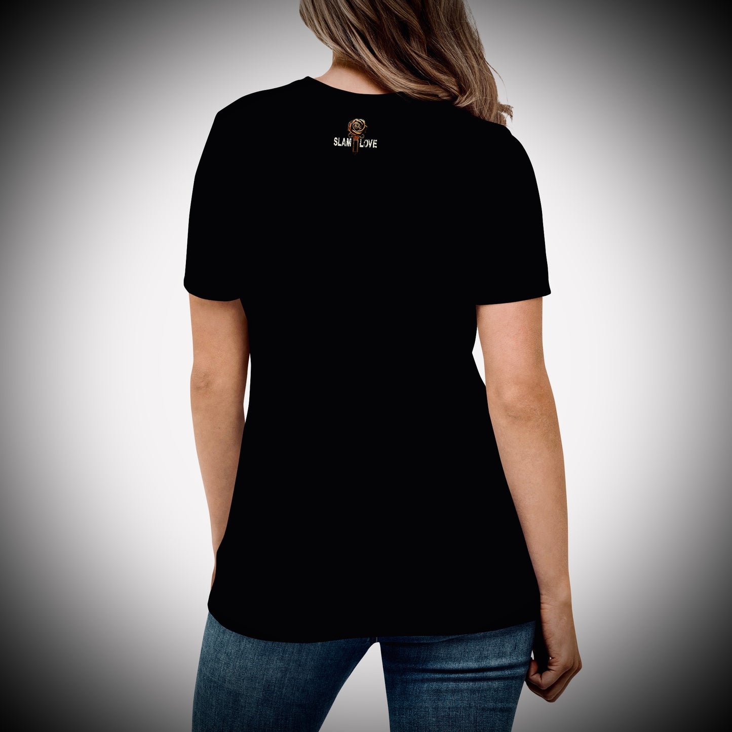 3 Roses - Women's Relaxed Black Tee