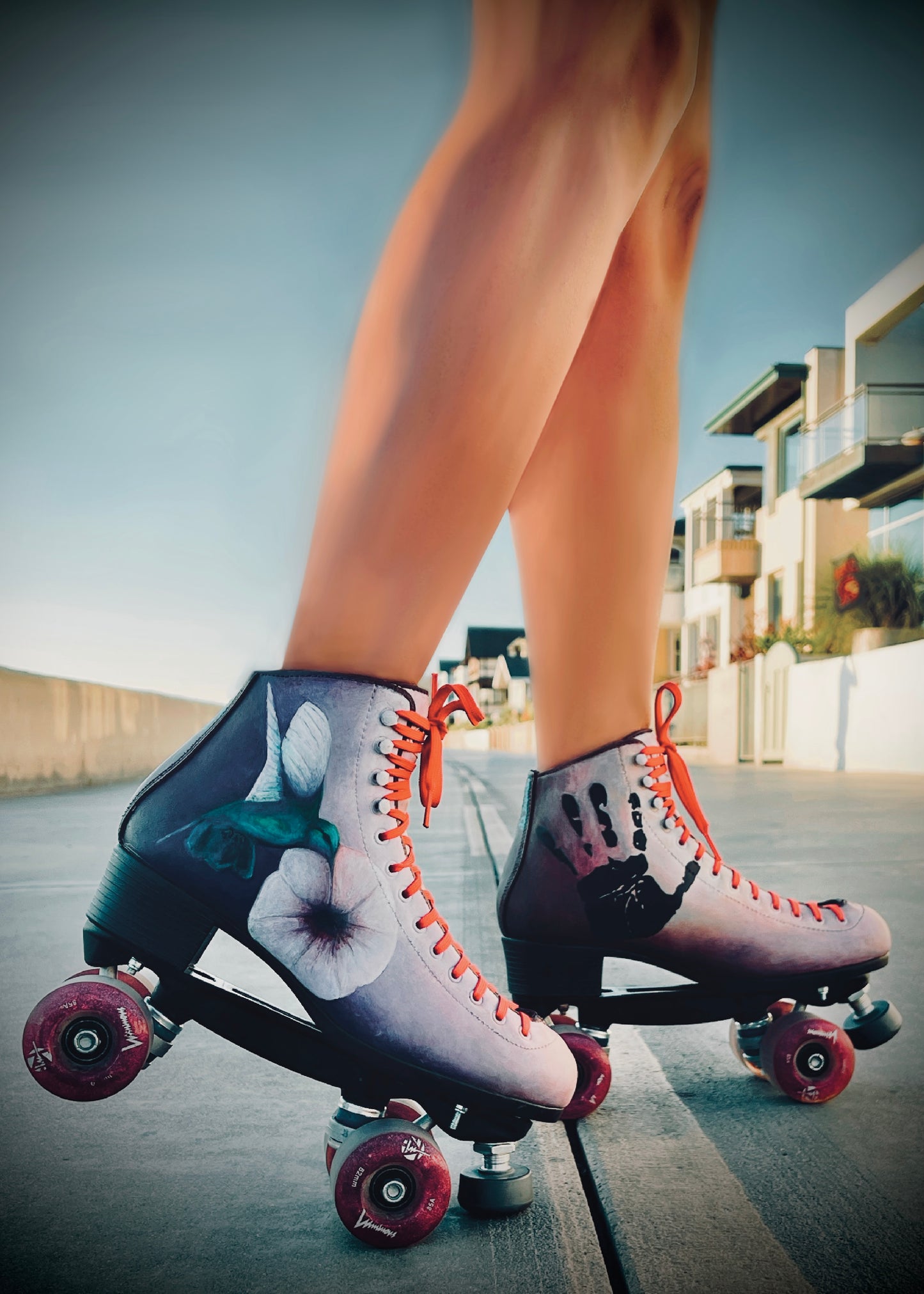 Spirit Flight - Women's Upcycled Custom Roller Skates