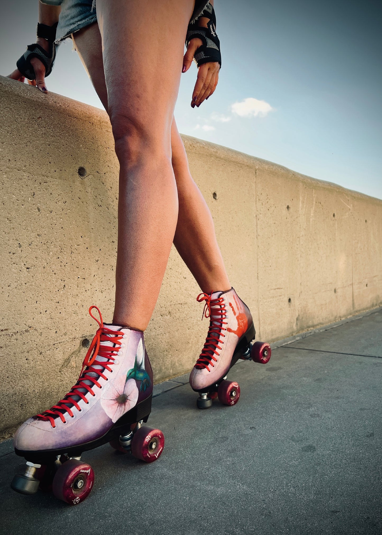 Spirit Flight - Women's Upcycled Custom Roller Skates