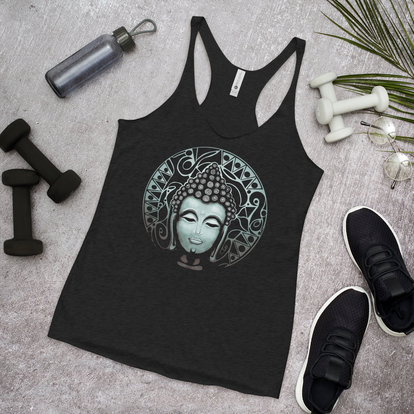 Buddha (Noir) - Women's Racerback Tank