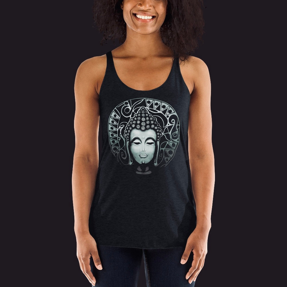 Buddha (Noir) - Women's Racerback Tank