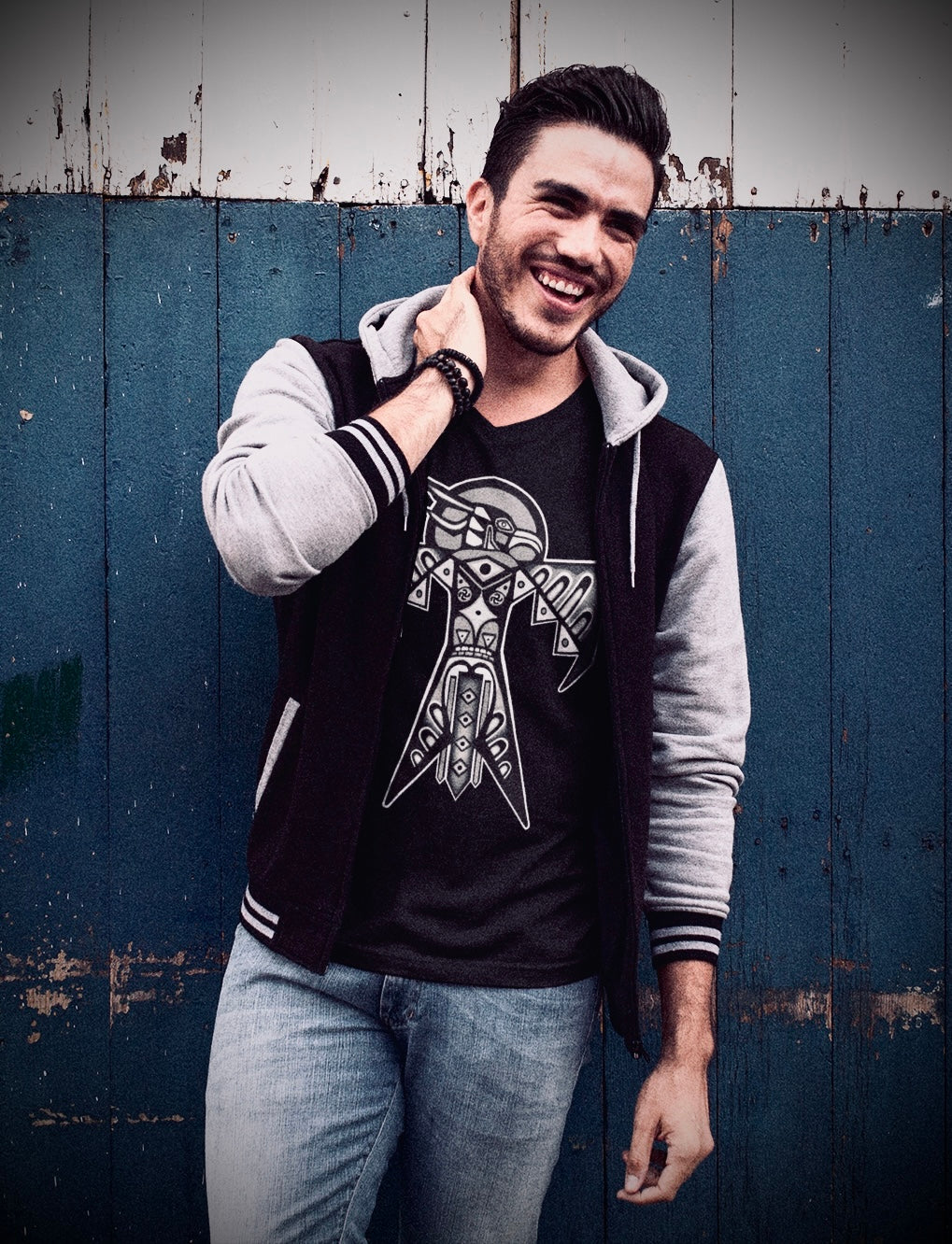 Thunderbird - Unisex Short Sleeve V-Neck Tee