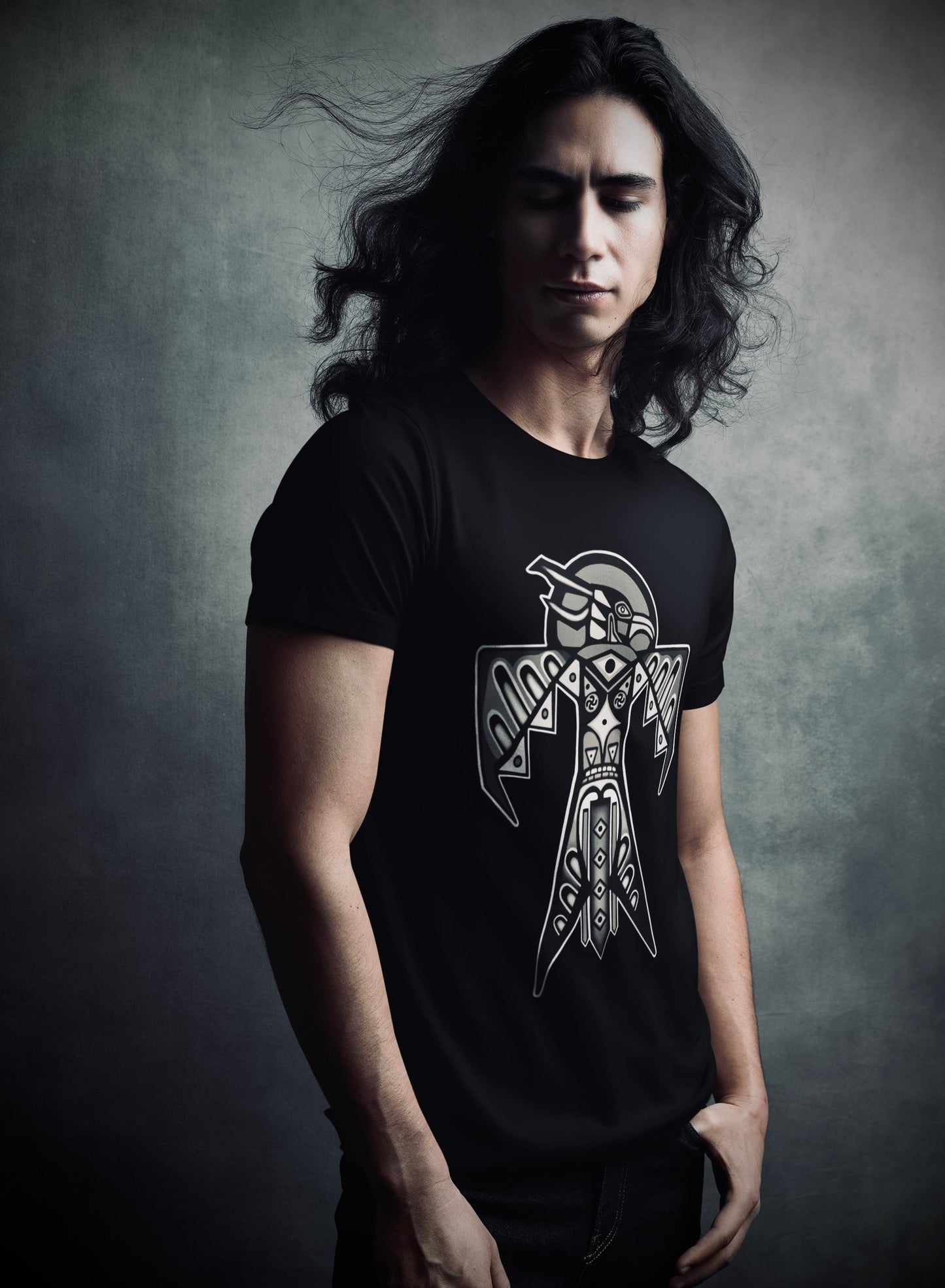 Thunderbird (Noir) - Unisex Short Sleeve