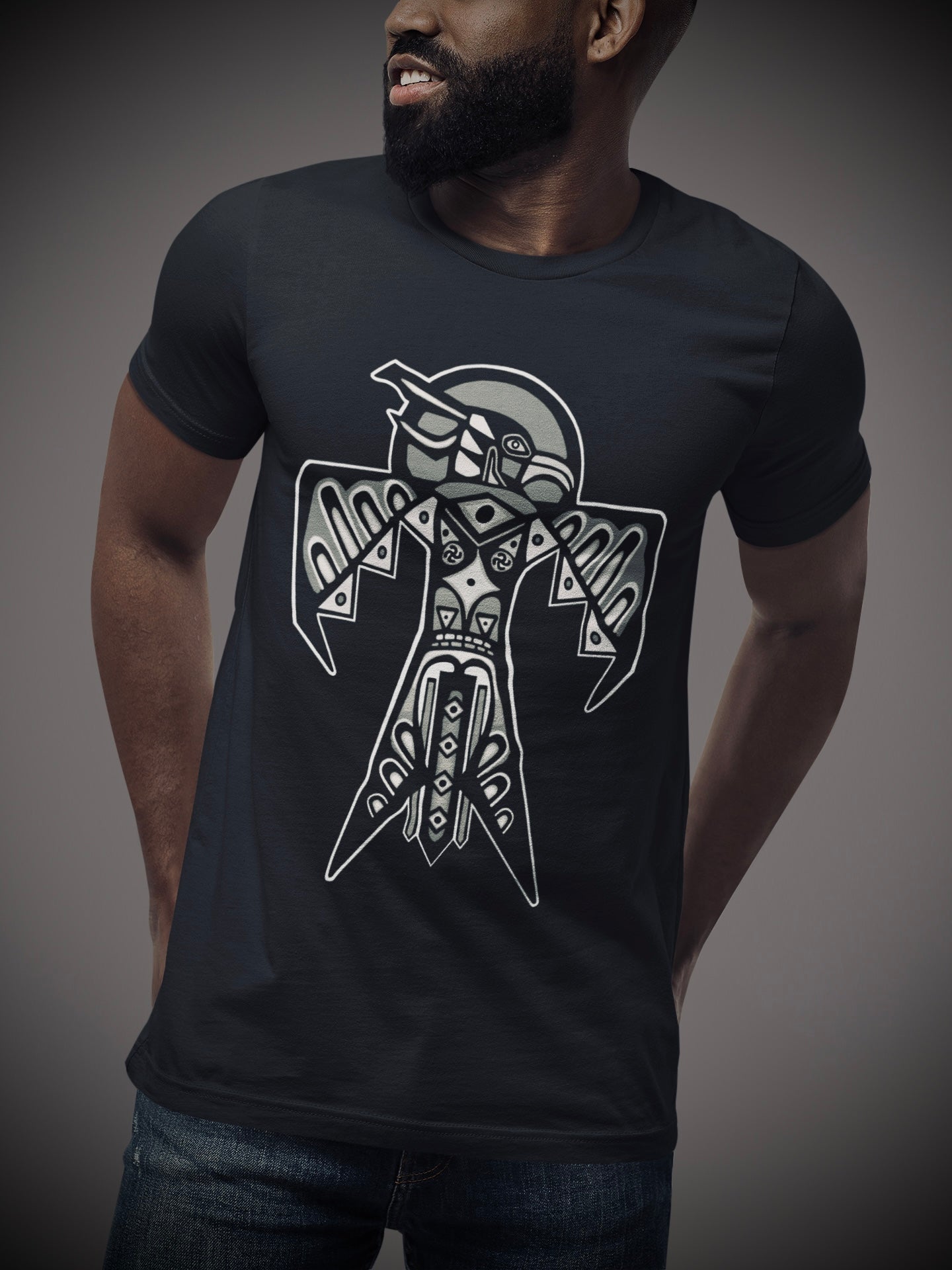 Thunderbird (Noir) - Unisex Short Sleeve