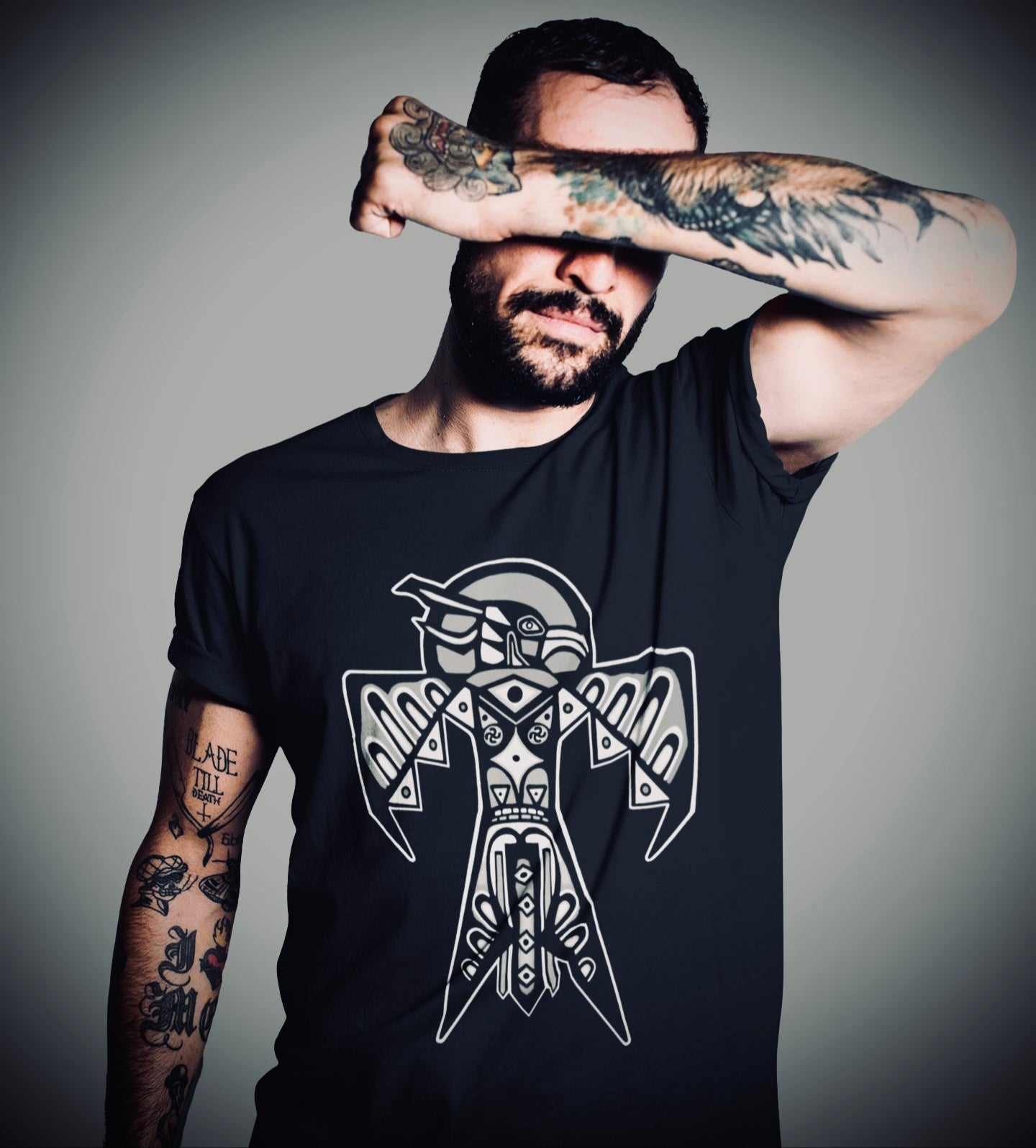 Thunderbird (Noir) - Unisex Short Sleeve