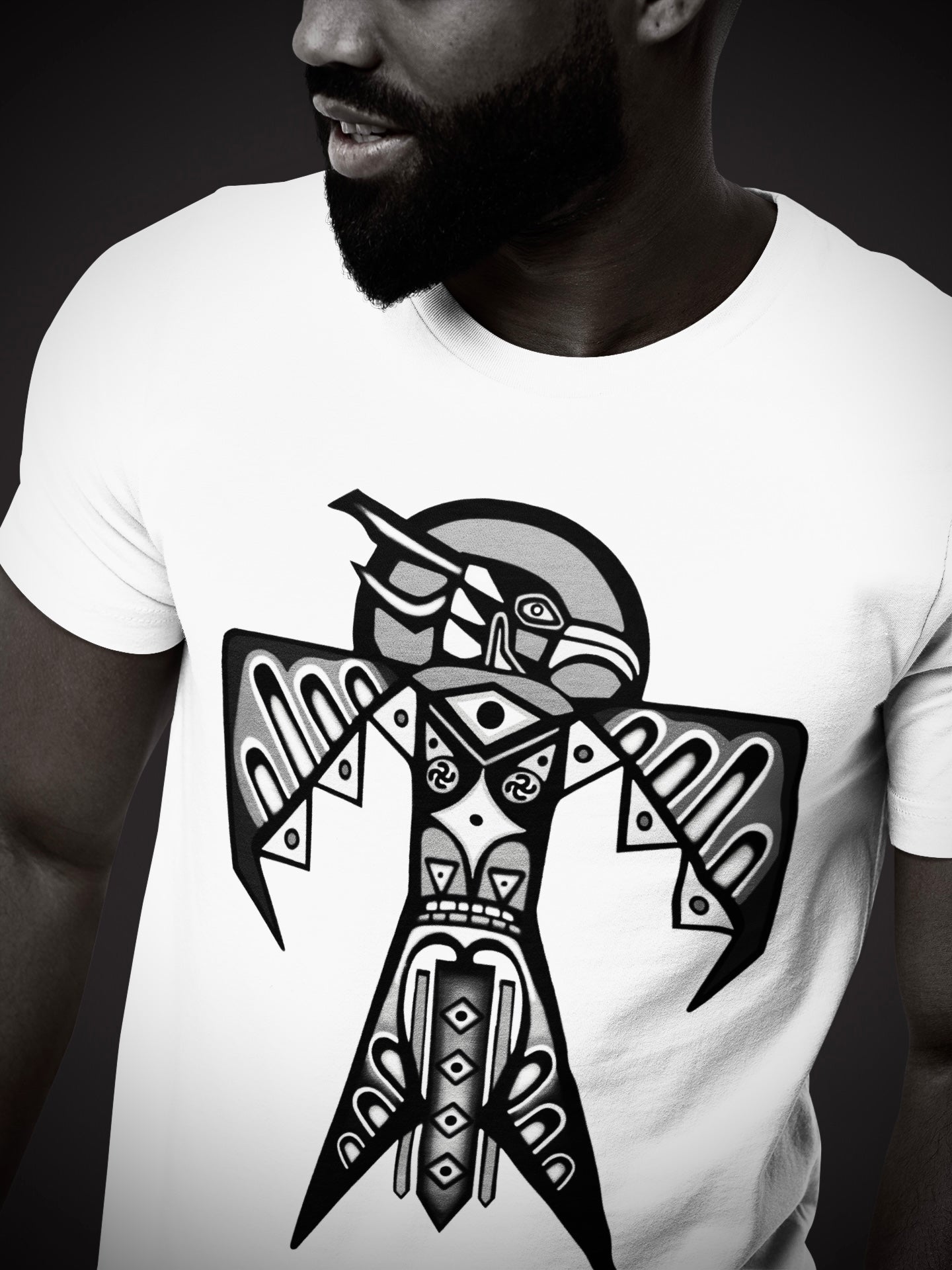 Thunderbird (Noir) - Unisex Short Sleeve