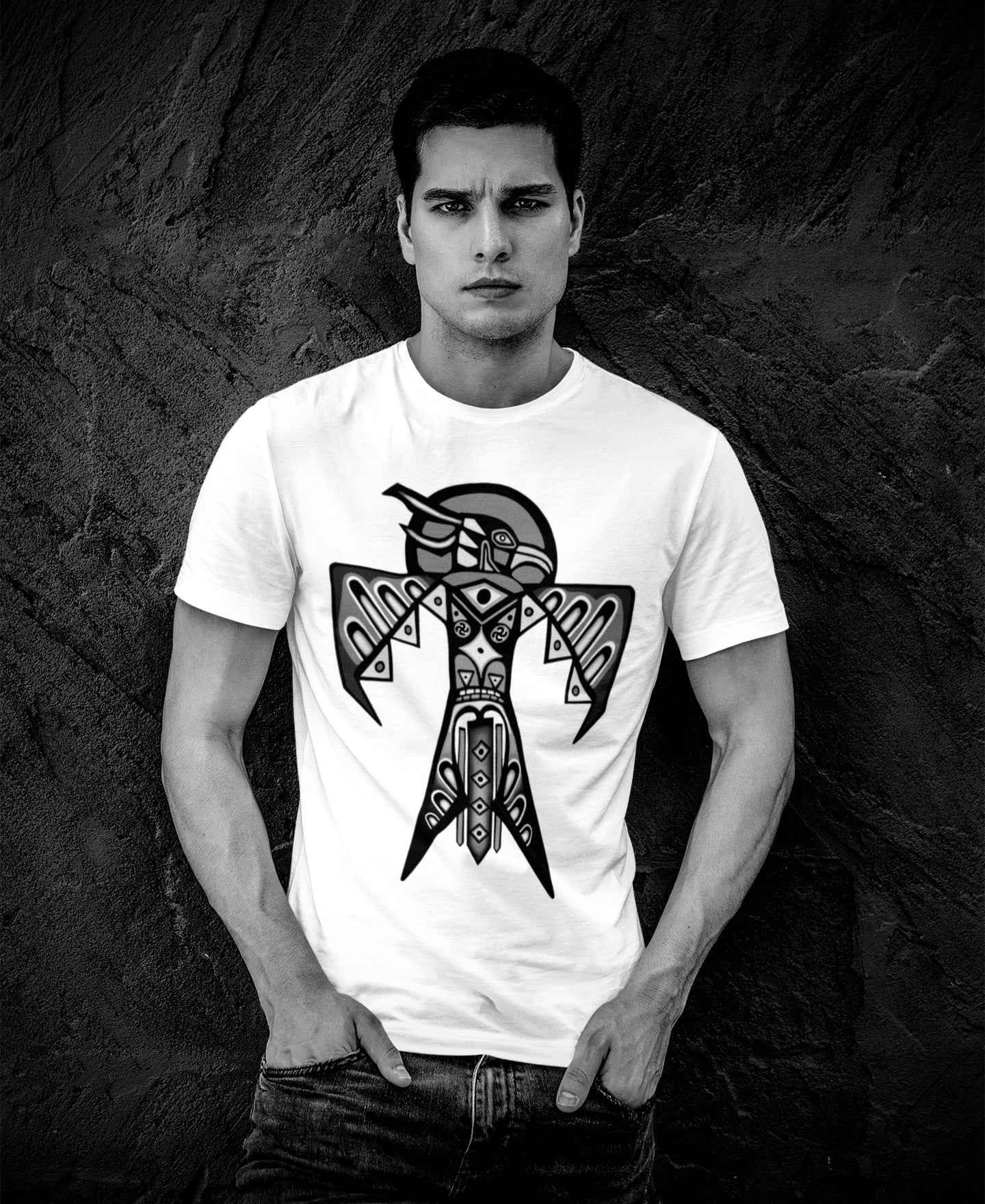 Thunderbird (Noir) - Unisex Short Sleeve