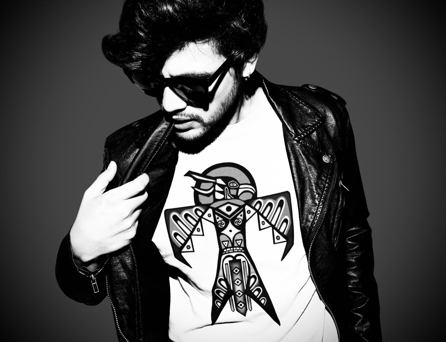 Thunderbird (Noir) - Unisex Short Sleeve