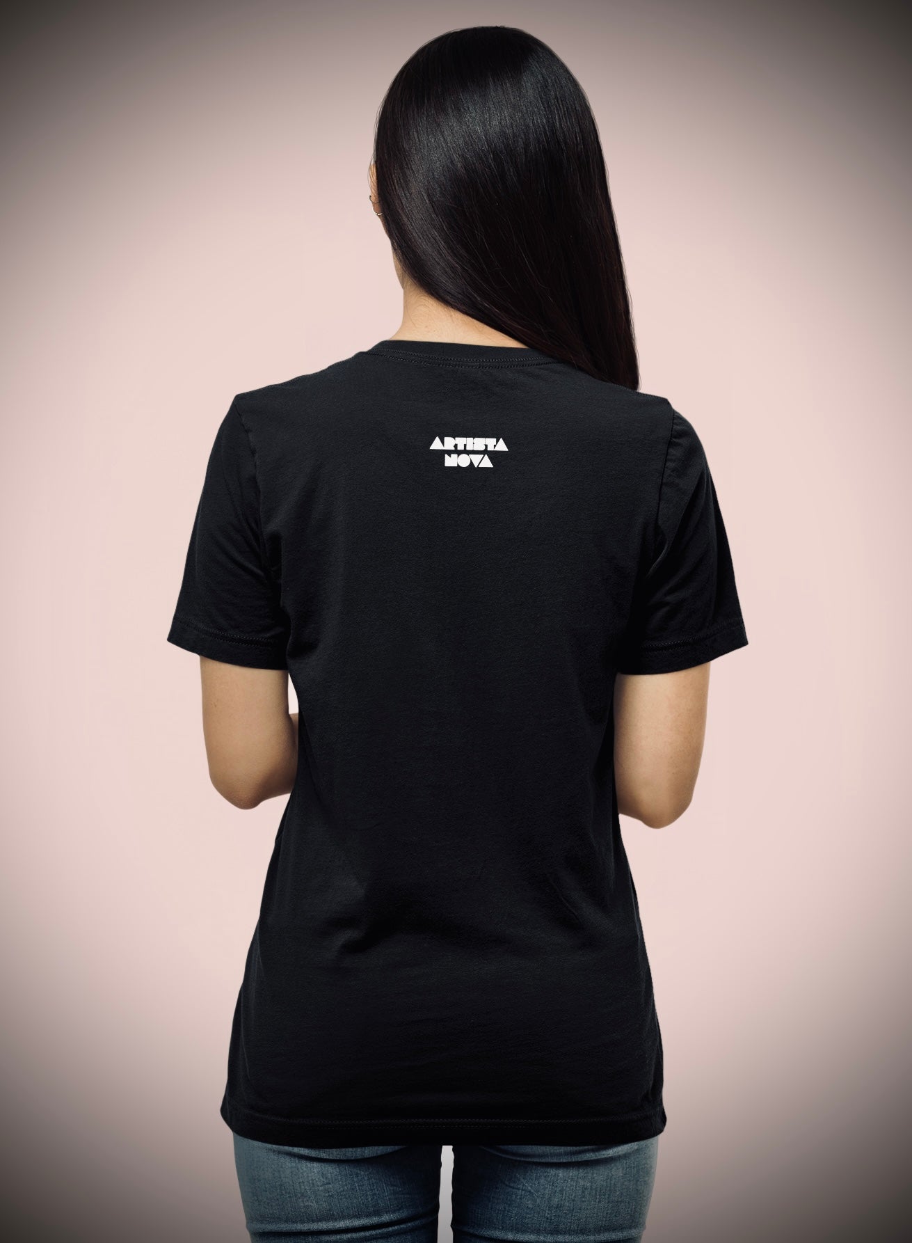 Breast Cancer Awareness (Noir) - Unisex Short Sleeve V-Neck Tee