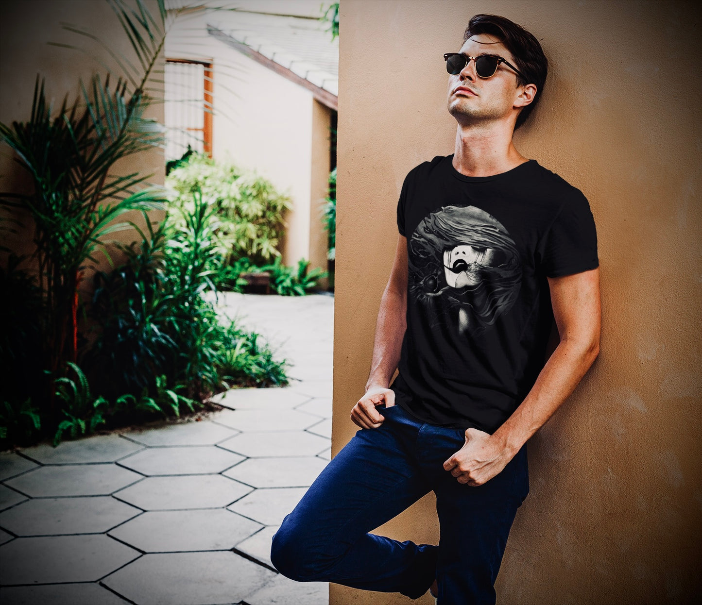 Fire (Noir) - Unisex Short Sleeve