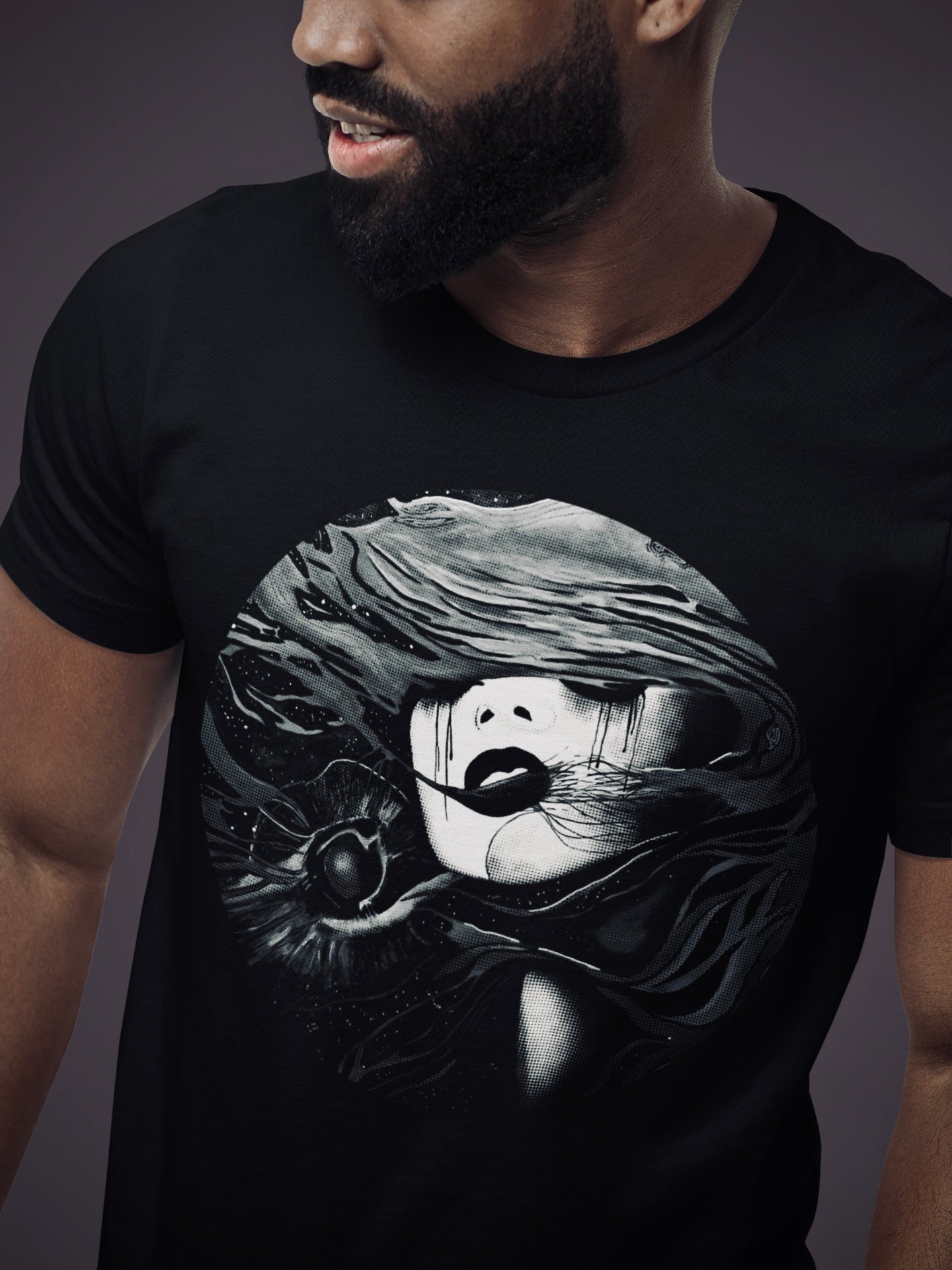 Fire (Noir) - Unisex Short Sleeve