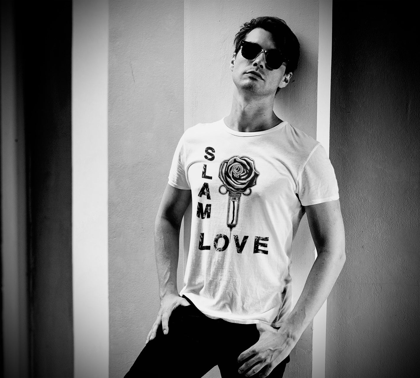 Slam Love (Noir) Unisex Short Sleeve