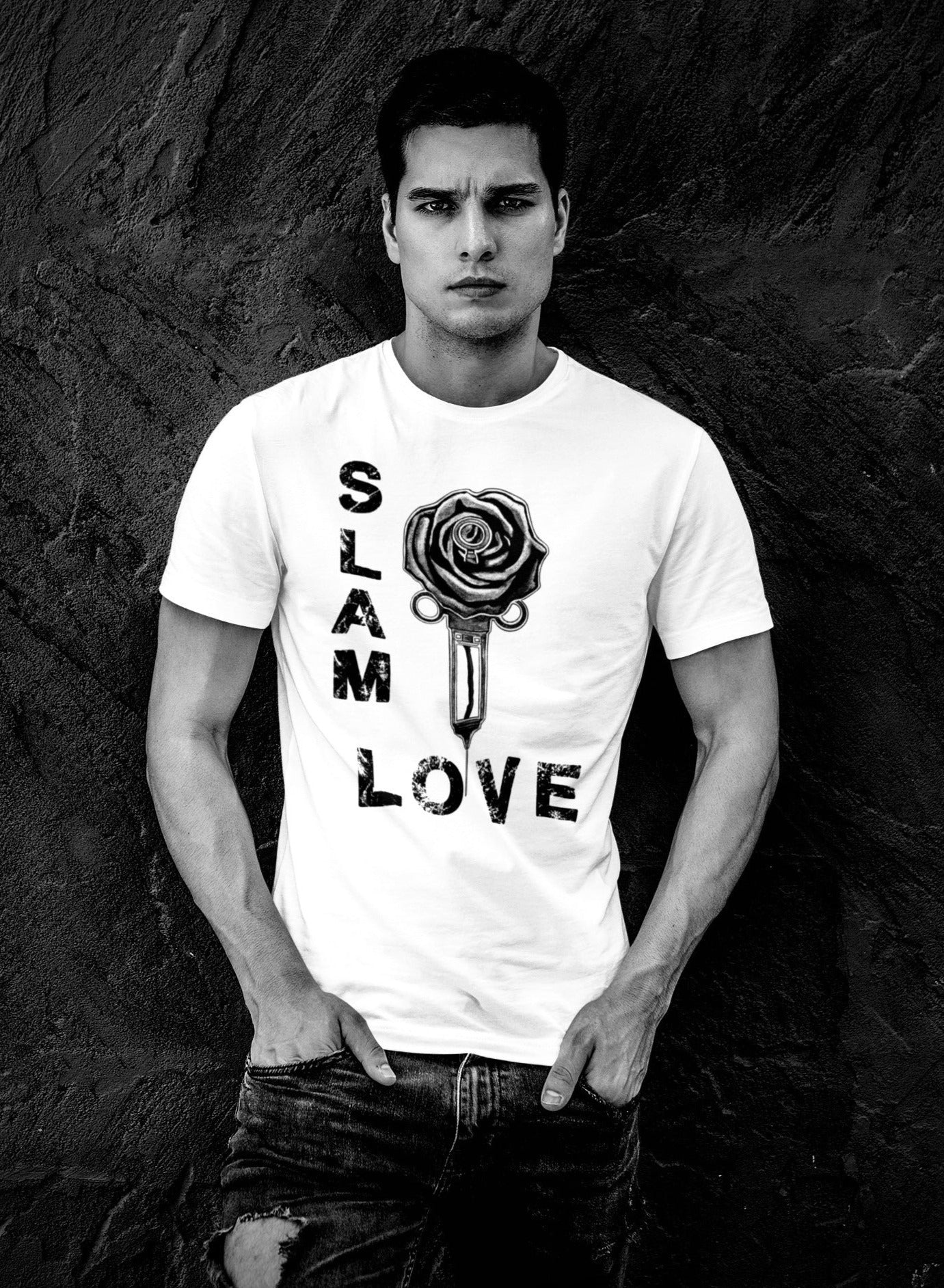 Slam Love (Noir) Unisex Short Sleeve