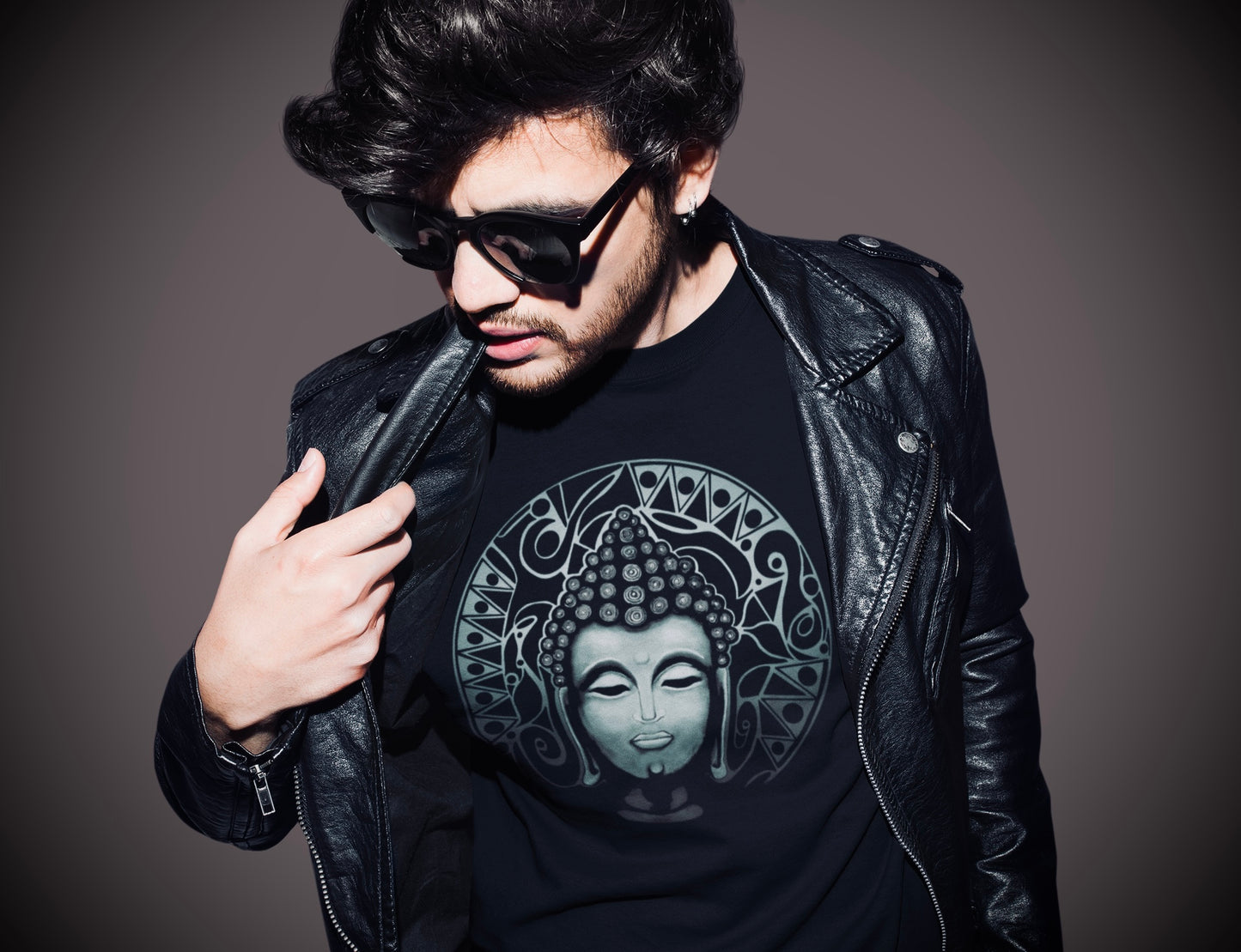 Buddha (Noir) - Unisex Short Sleeve