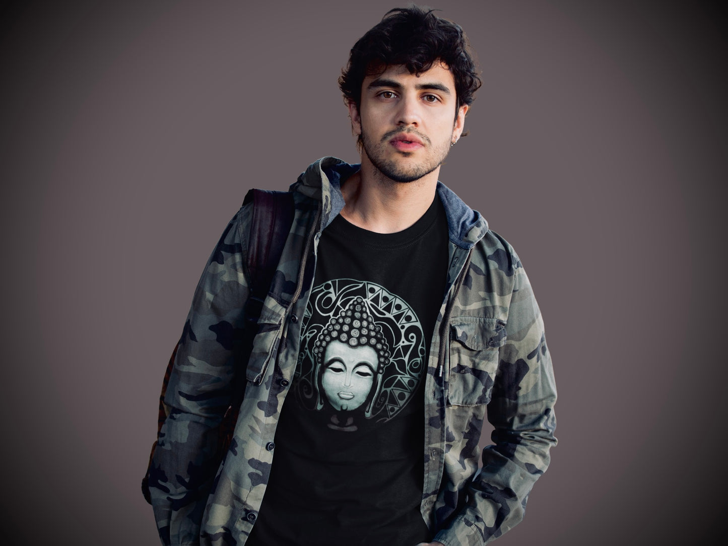 Buddha (Noir) - Unisex Short Sleeve