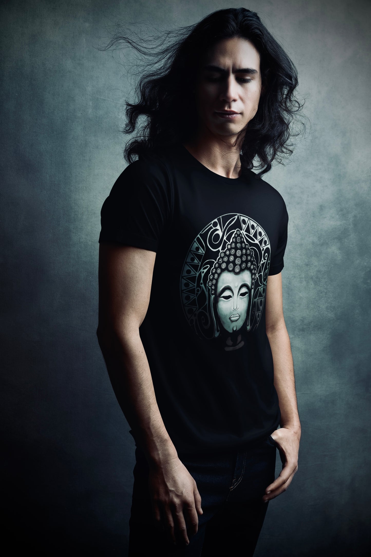 Buddha (Noir) - Unisex Short Sleeve