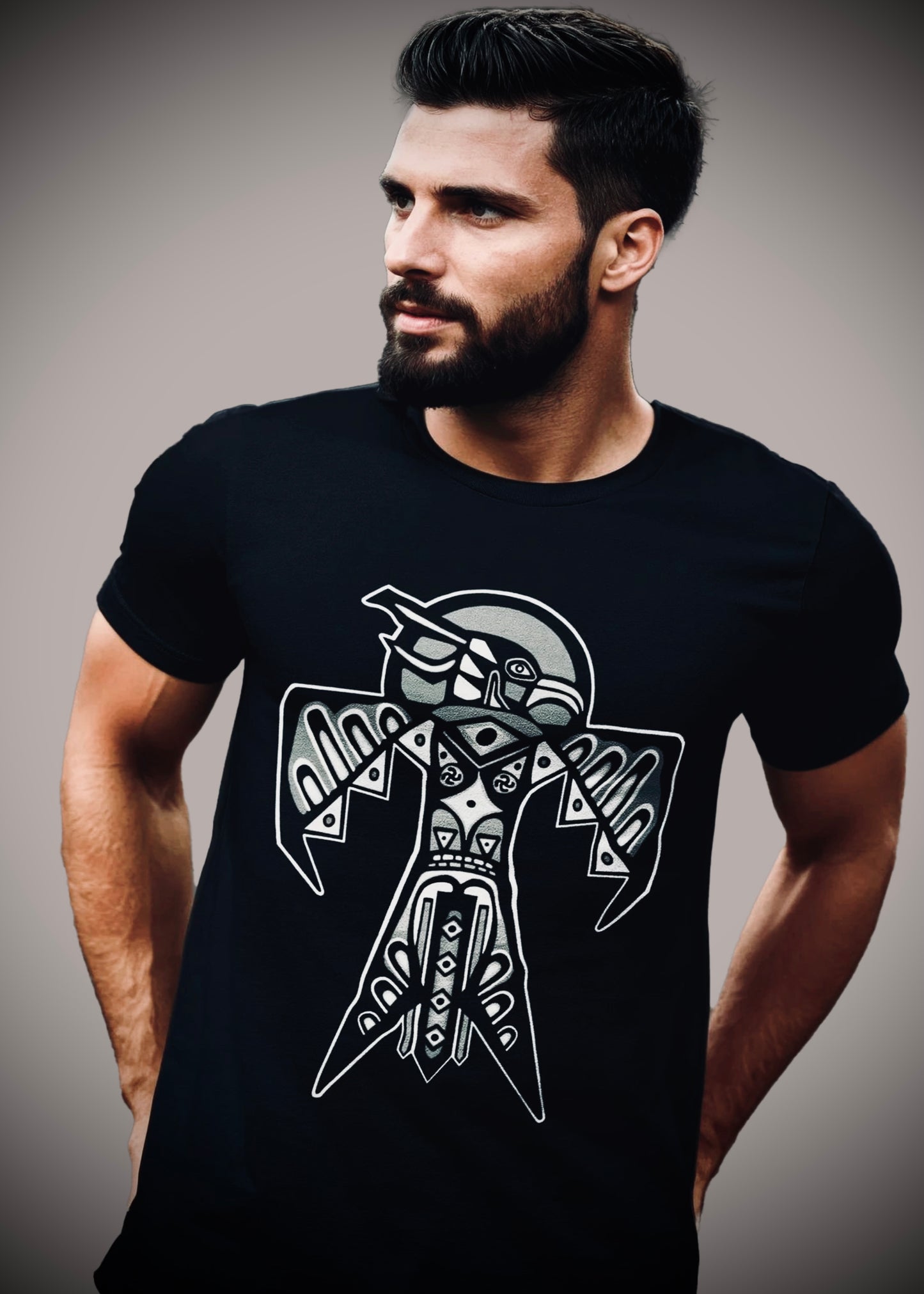 Thunderbird (Noir) - Unisex Short Sleeve