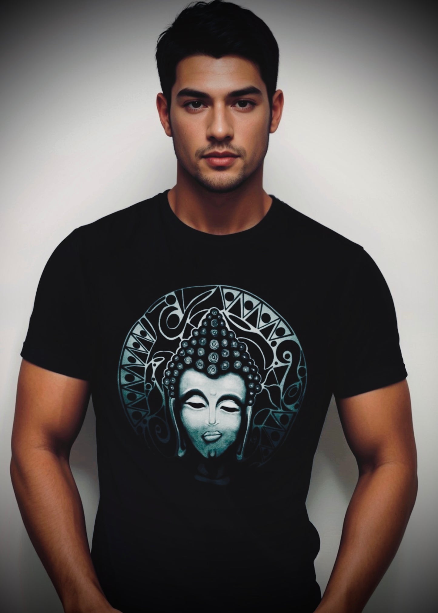 Buddha (Noir) - Unisex Short Sleeve