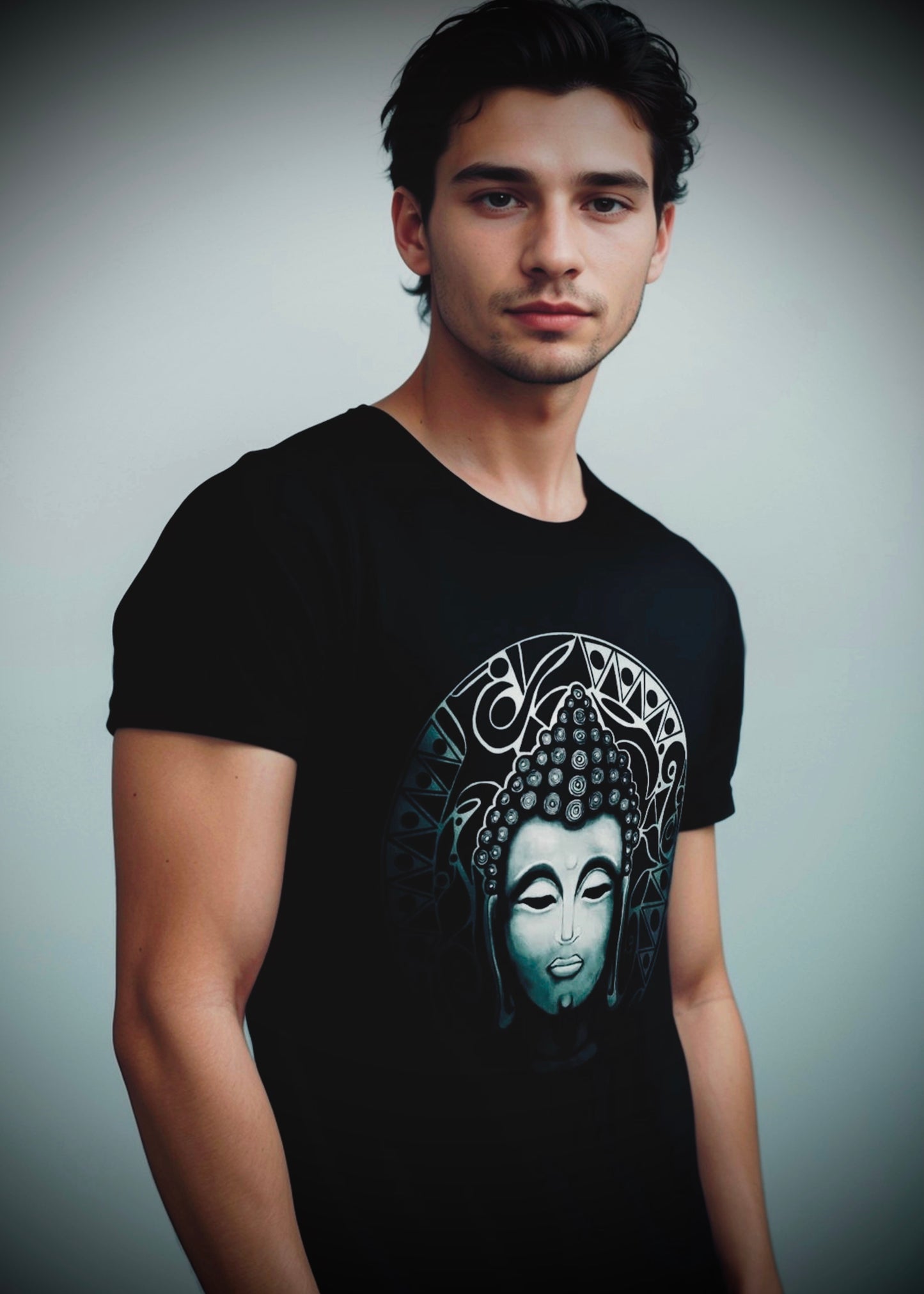 Buddha (Noir) - Unisex Short Sleeve