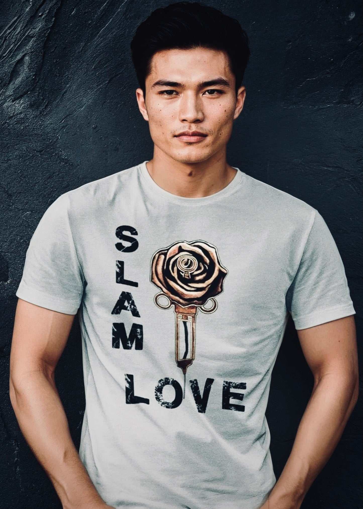 Slam Love - Gold Rose - Short Sleeve Unisex Tees