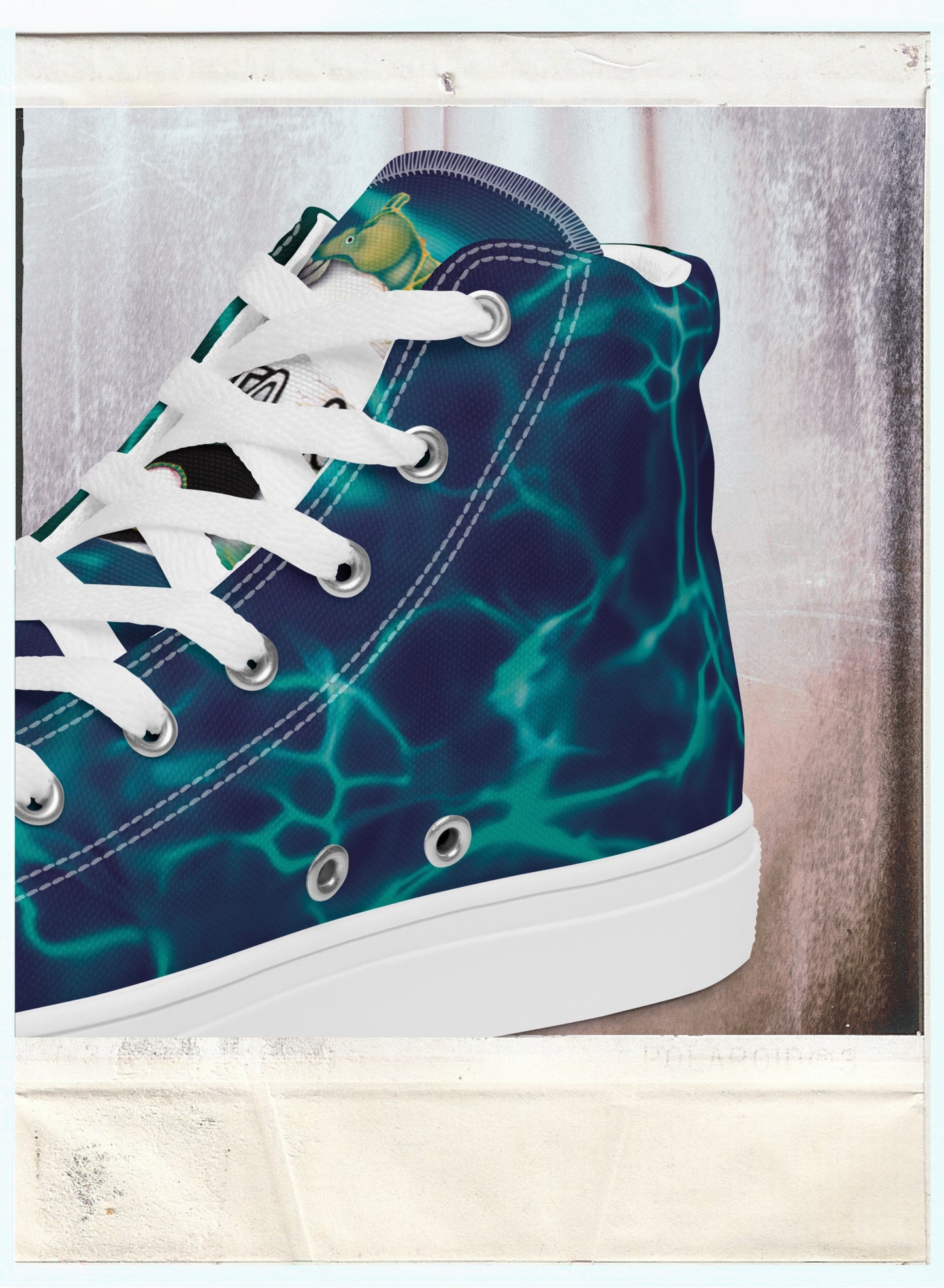 Yin-Yang - Women’s High-Top Canvas Shoes