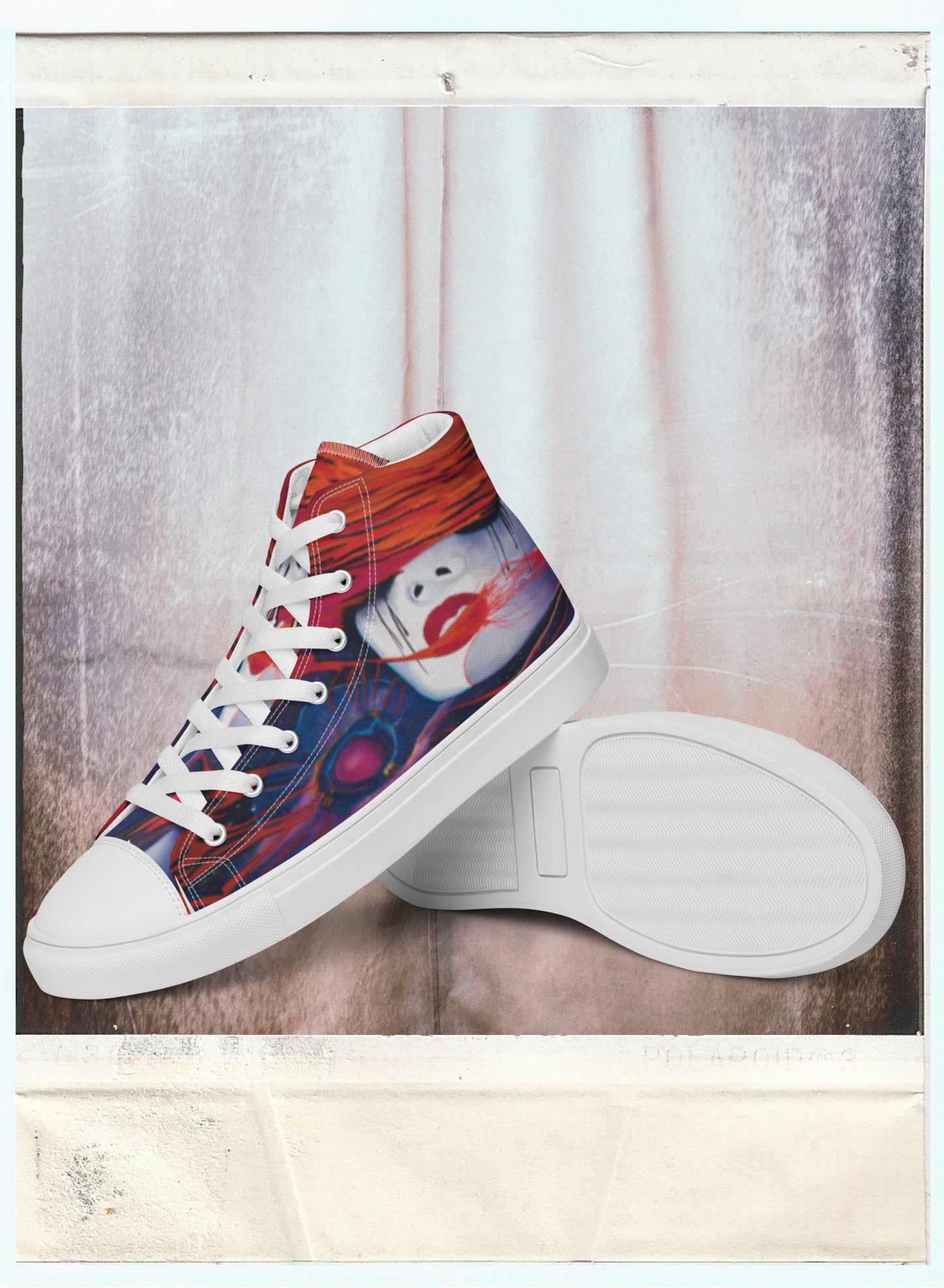 Fire - Women’s High-Top Canvas Shoes