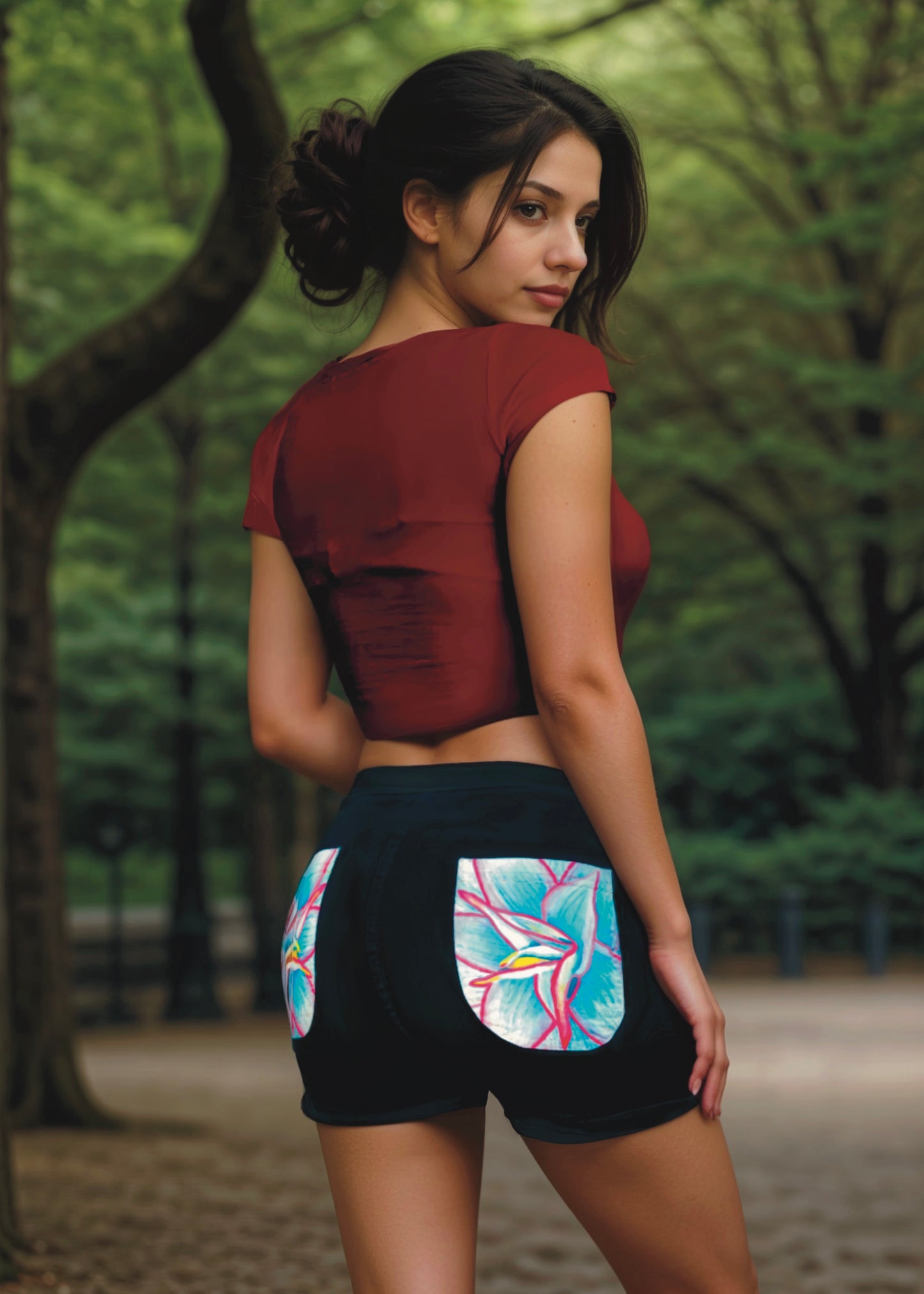 Pastel Succulent - Women's Shorts