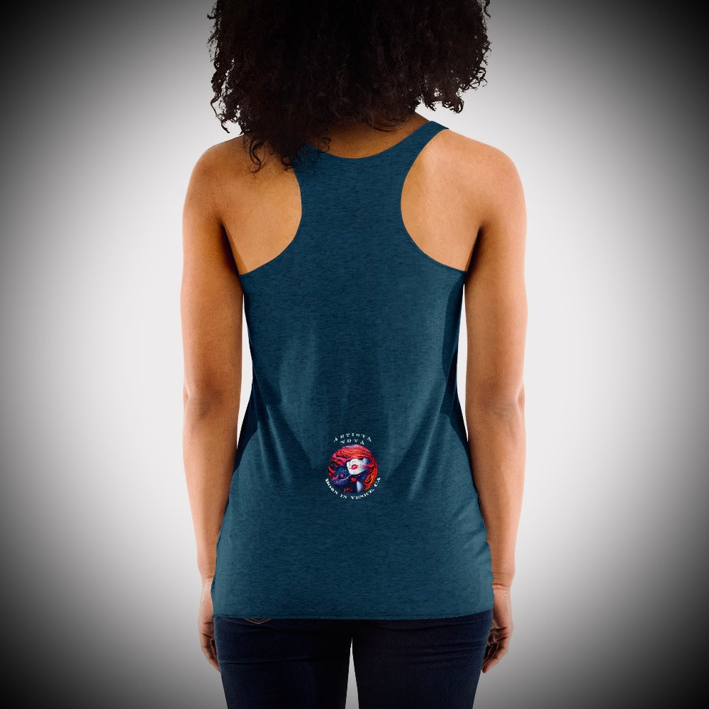 Buddha (Noir) - Women's Racerback Tanks