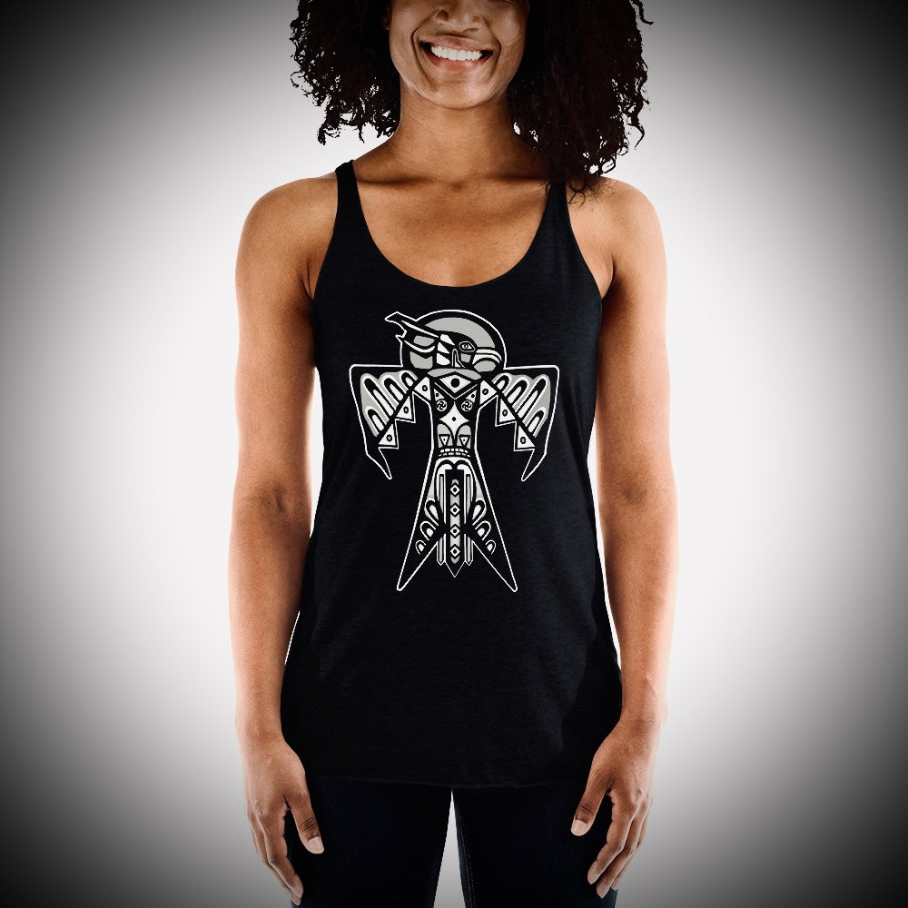 Thunderbird (Noir) - Women's Racerback Tank