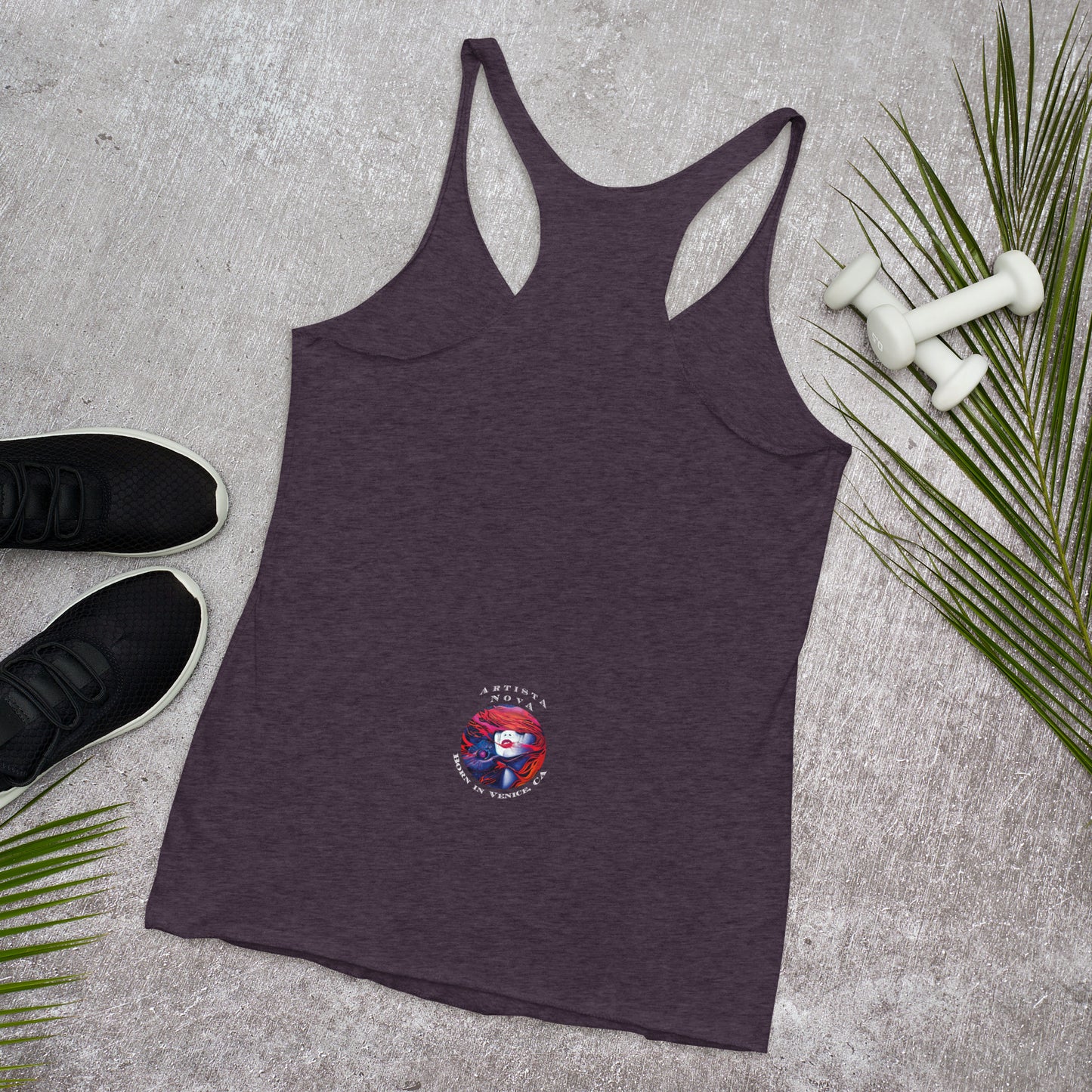 Buddha (Noir) - Women's Racerback Tanks