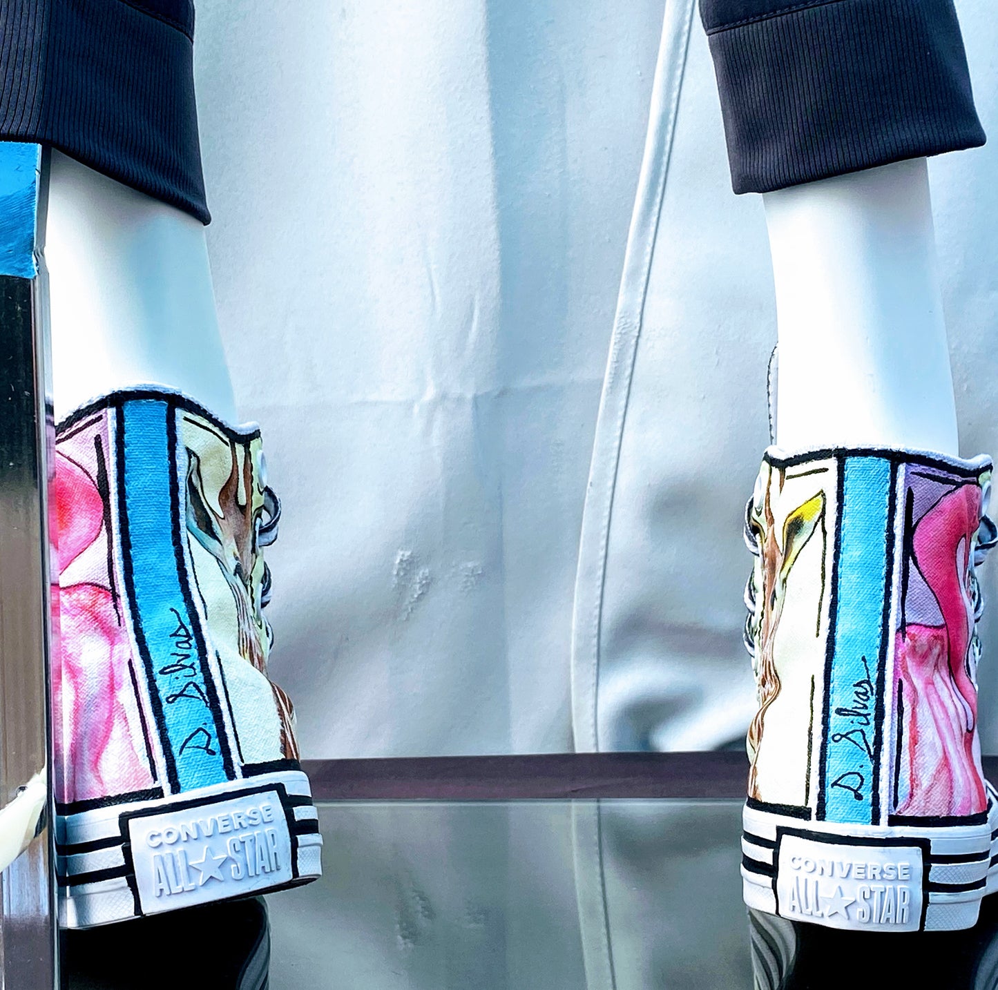 Cartoon-Zoo Kids Converse High-Tops