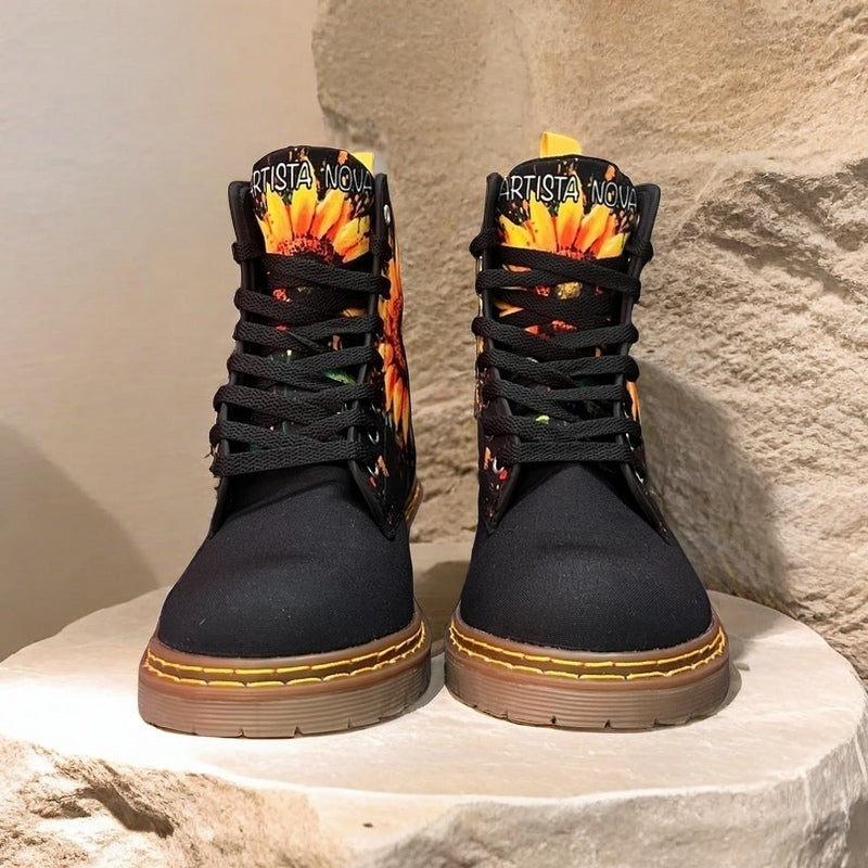 Sunflower - Art Boots for Women
