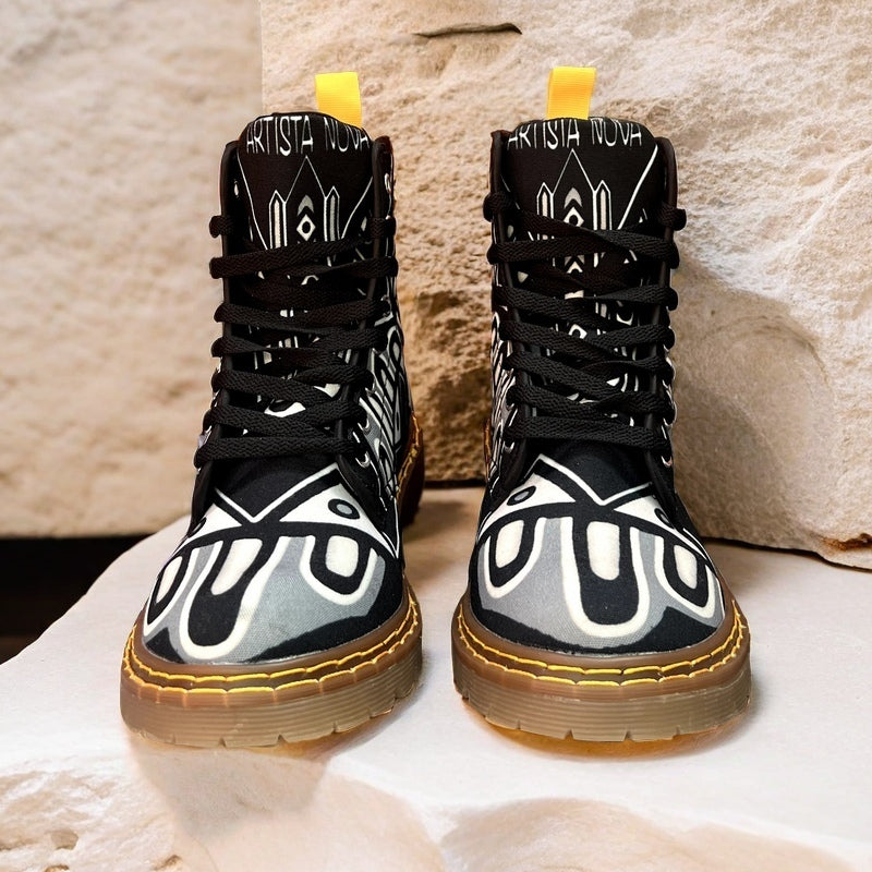 Thunderbird (Noir) - Art Boots for Women