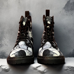 Metal (Noir) - Art Boots for Women