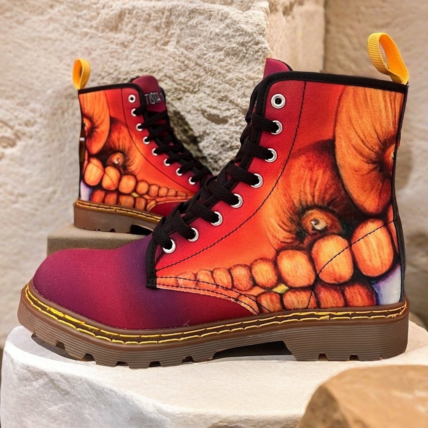 Summer Night - Art Boots for Women