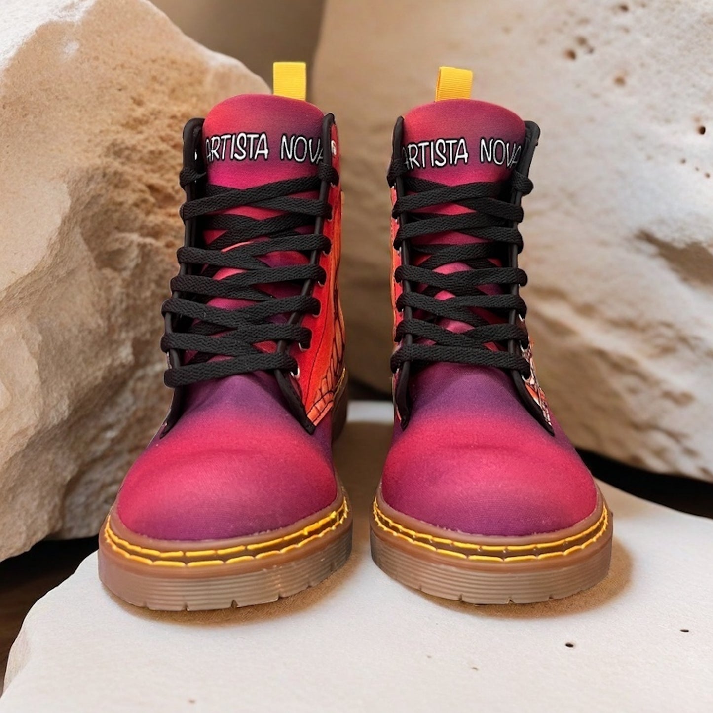 Summer Night - Art Boots For Women