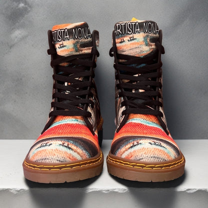 The Scream - Art Boots for Women