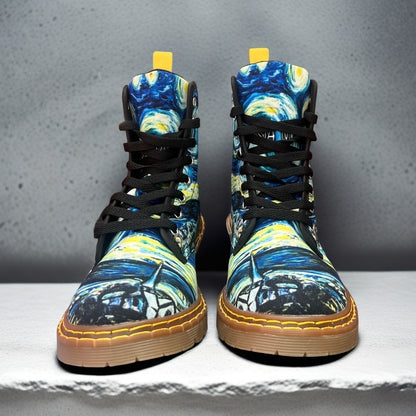 Starry Night - Art Boots for Women