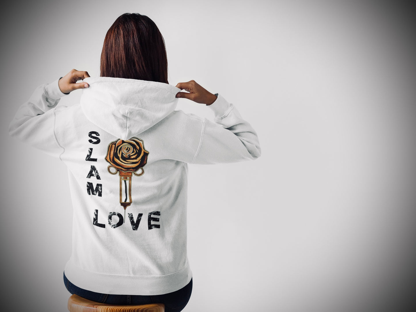 Slam Love (Gold) - Overcast Hoodie