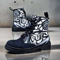 Wood & Sun (Noir) - Art Boots for Women