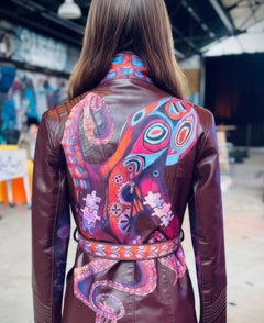 Threads of Memory - Vintage Leather Trench