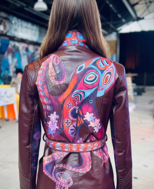 Threads of Memory - Vintage Leather Trench