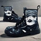 Fire (Noir) - Art Boots for Women
