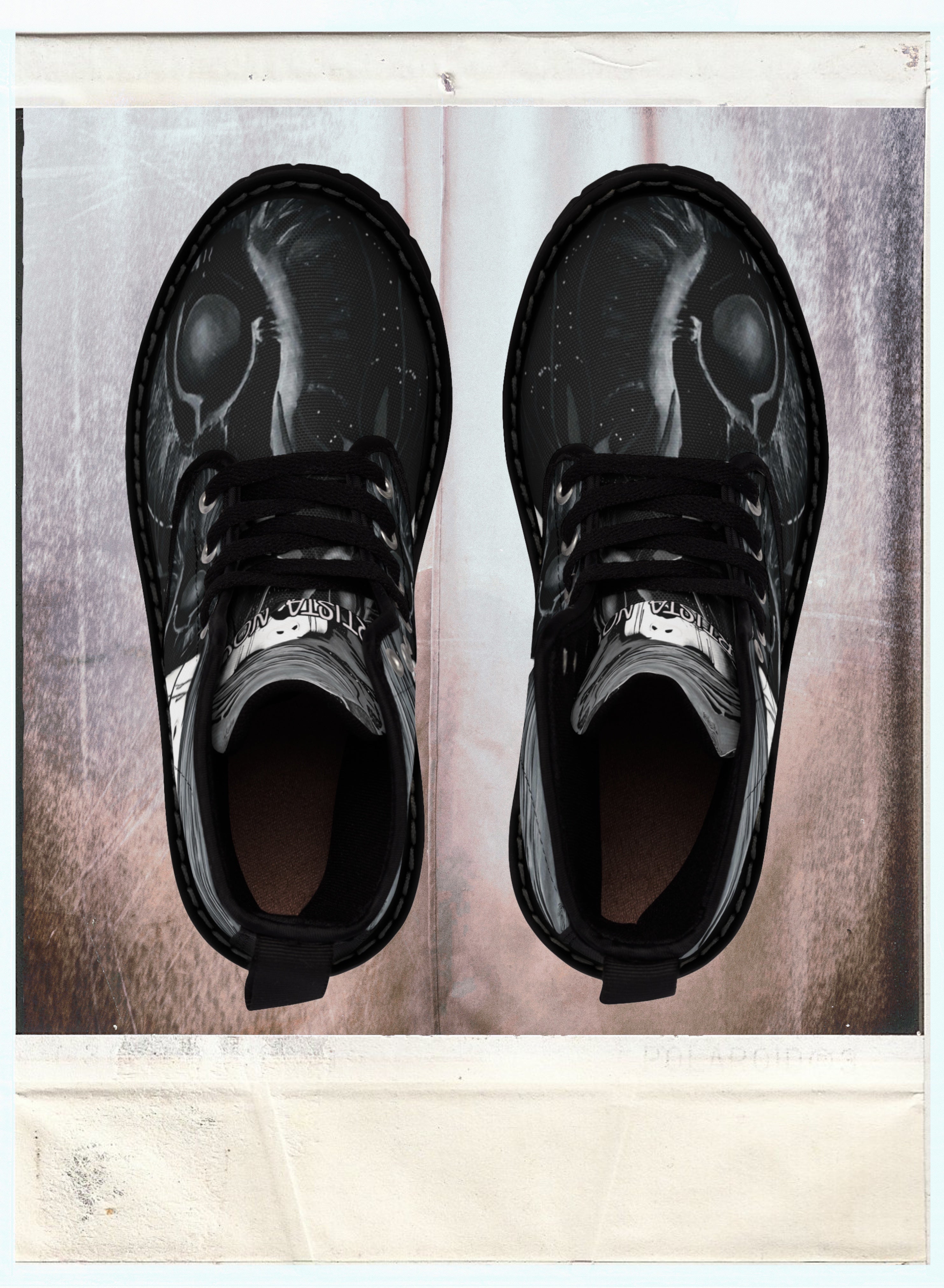 Fire (Noir) - Art Boots for Women