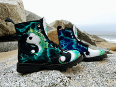 Yin-Yang - Art Boots for Women