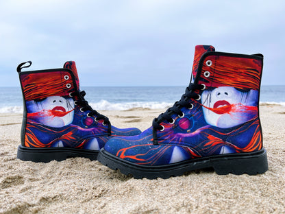 Fire - Art Boots for Women