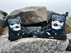 Fire (Noir) - Art Boots for Women