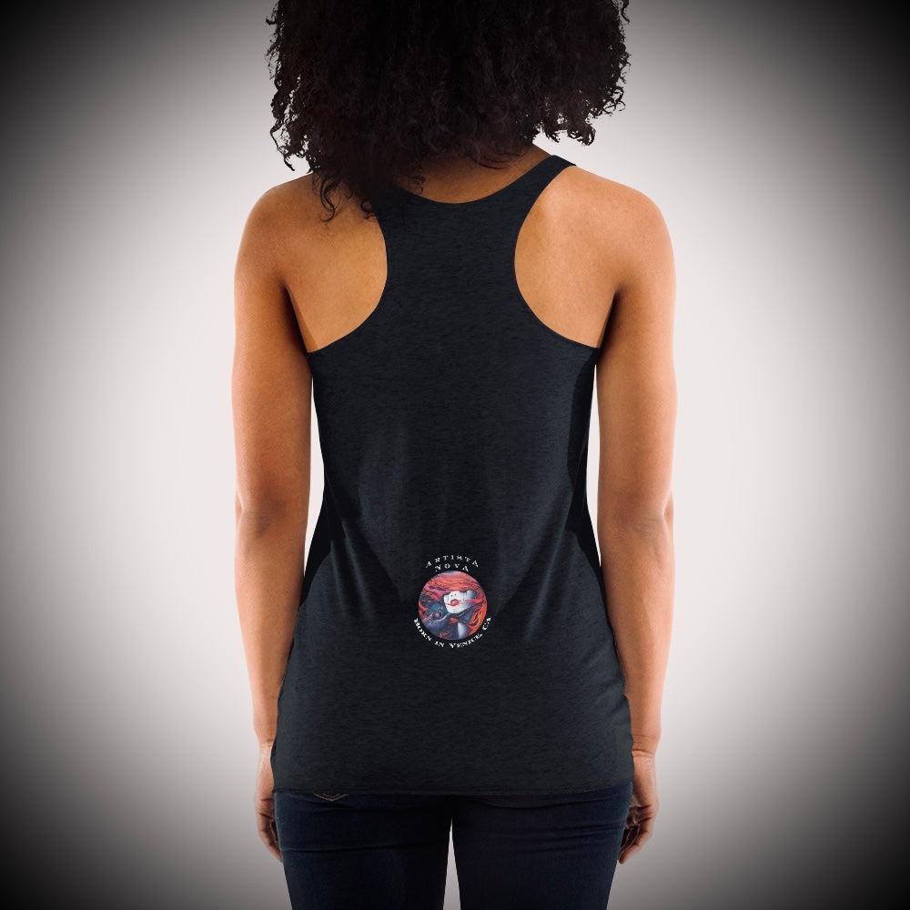 Slam Love - Gold Rose - Women's Racerback Tank - Vintage Black