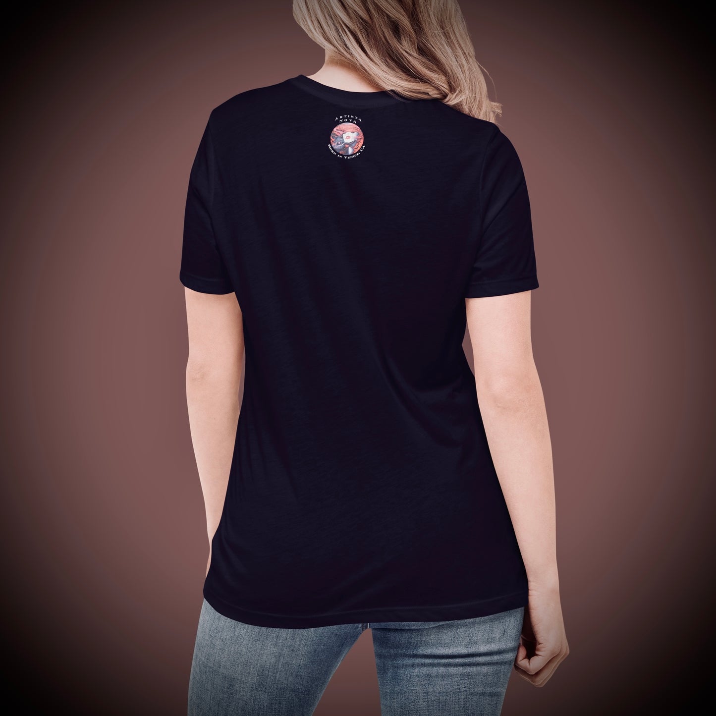 Fire (Noir) - Women's Relaxed Crew Neck Tee