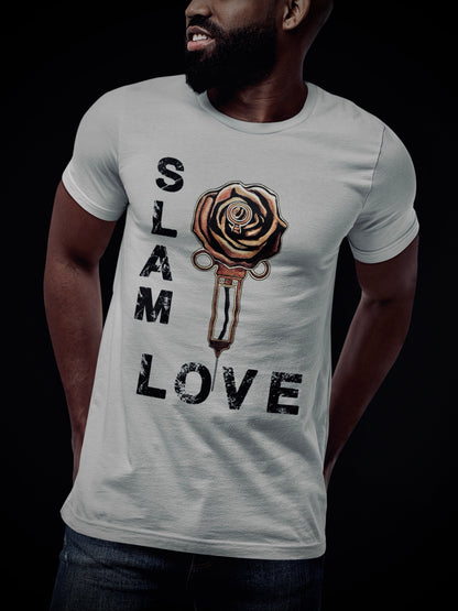 Slam Love - Gold Rose - Short Sleeve Unisex Tees